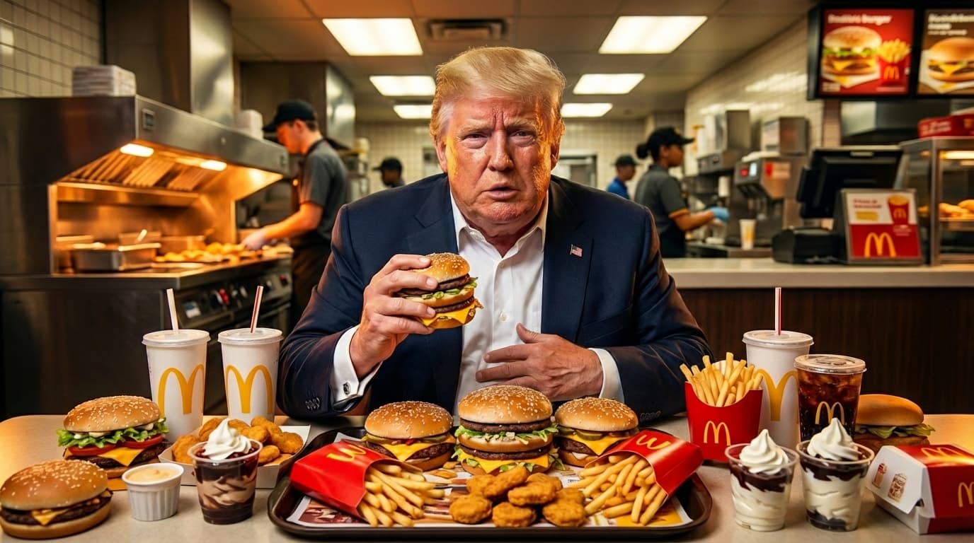 Thumbnail concept for eating every item at McDonald's